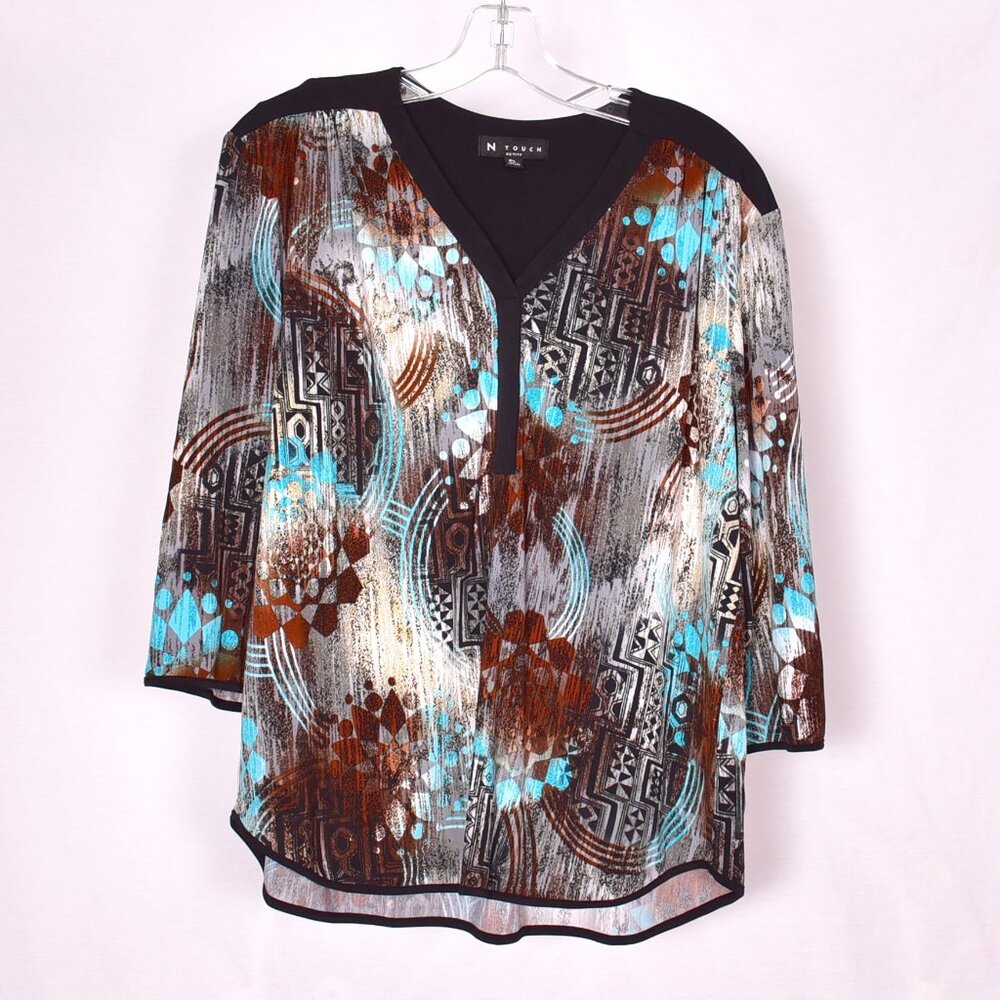 N Touch Petite Women's Blouse Size PL